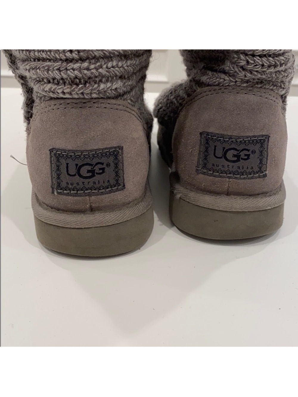 UGG Women Over-the-Knee Suede Boots in Taupe